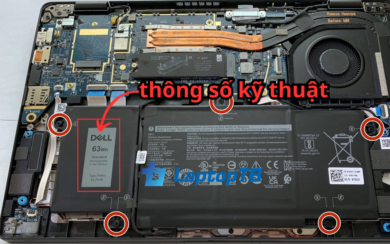 Pin Laptop Dell - sử dụng đúng cách để tăng tuổi thọ